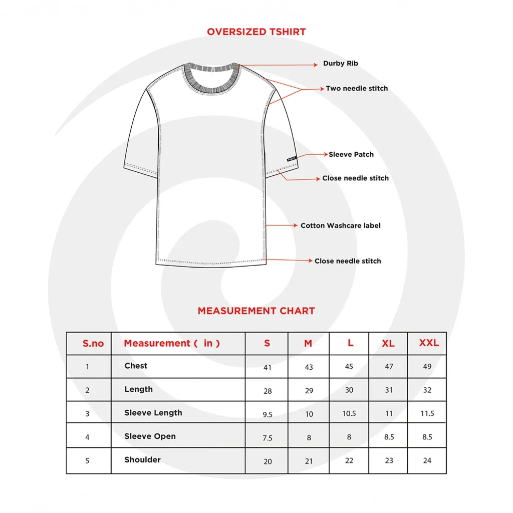 Zycoz Basic Blank Oversized T-Shirt – 260 GSM (Black)