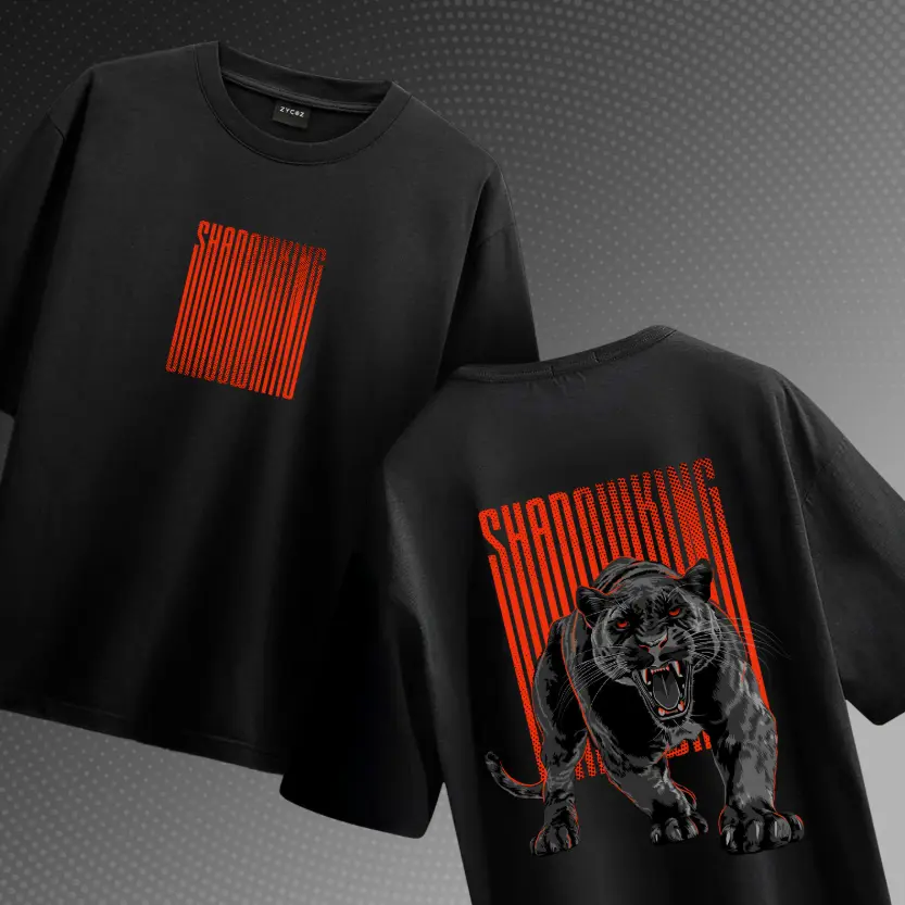 Zycoz ShadowKing Oversized T-Shirt – 260 GSM (S)
